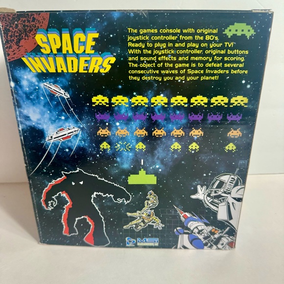 Space Invaders Atari Plug & Play MSi Entertainment TV Arcade Gaming System. - Picture 5 of 11